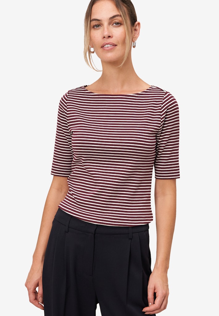 Zero Damen T-Shirts Dark Redcream