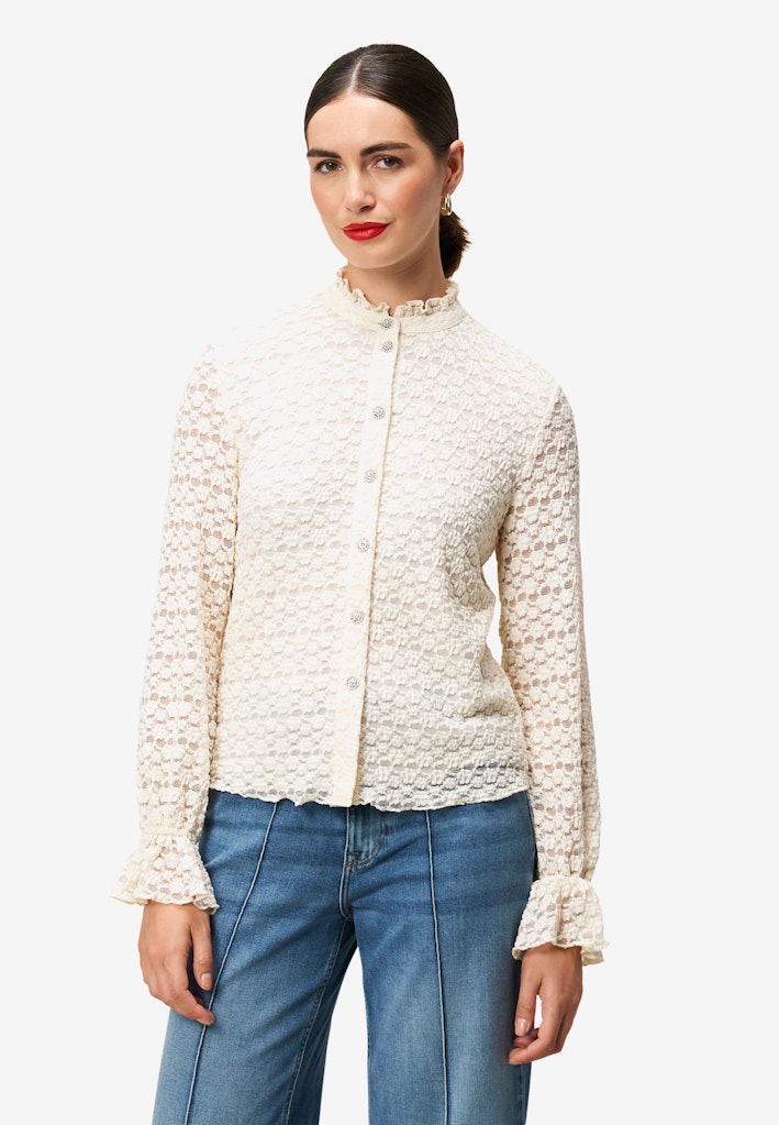 Zero Damen Blusen Eggnog