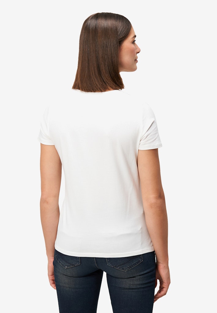 Zero Damen T-Shirts Patch Creamred
