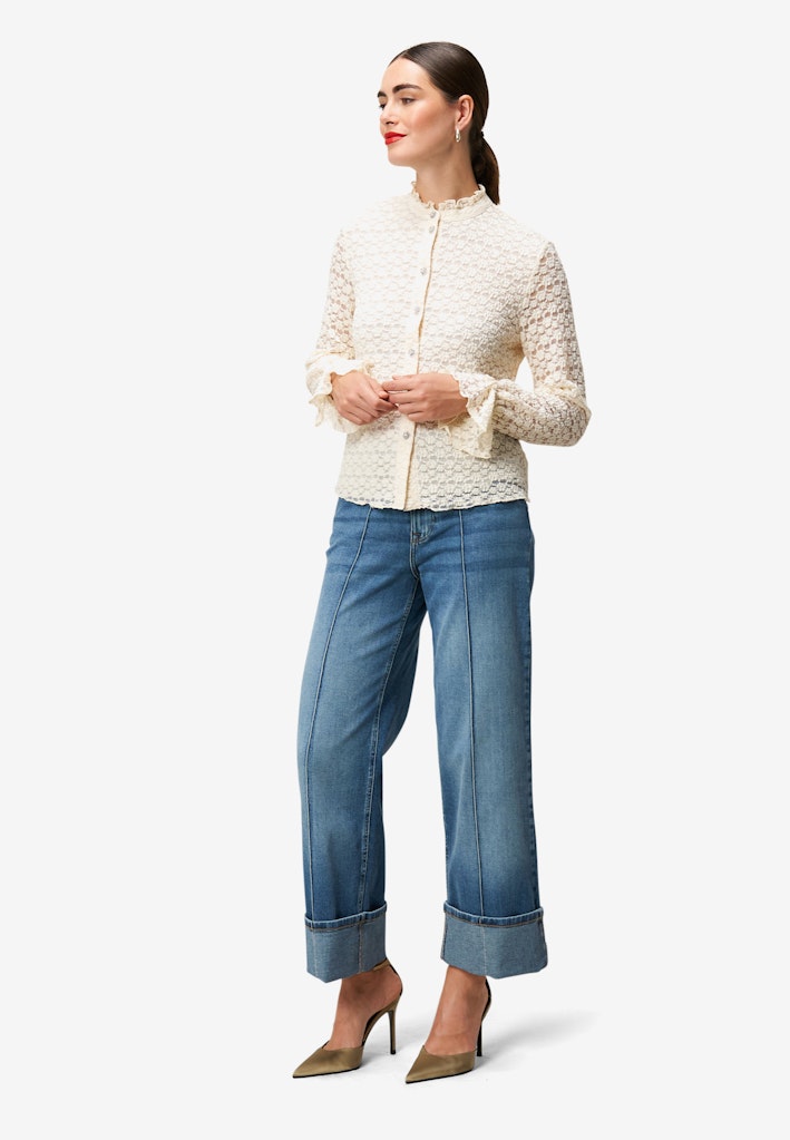 Zero Damen Blusen Eggnog