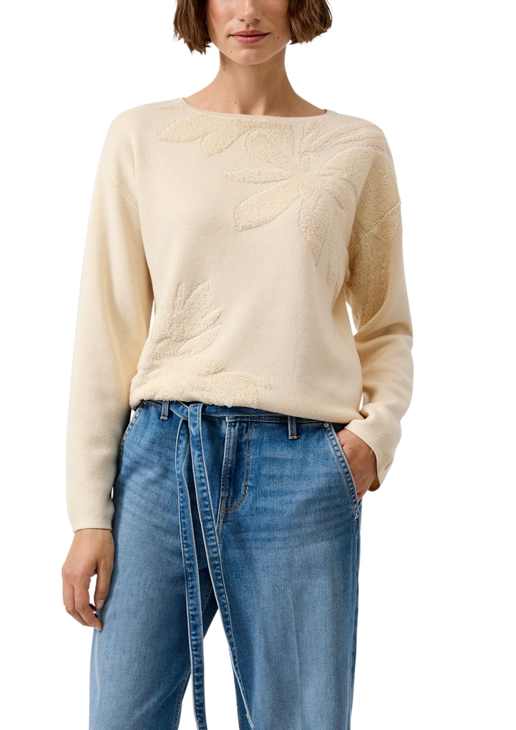 S. Oliver red Damen Pullover White