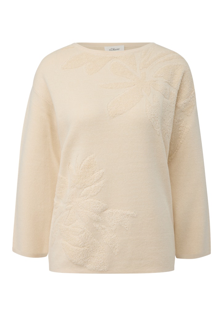 S. Oliver red Damen Pullover White