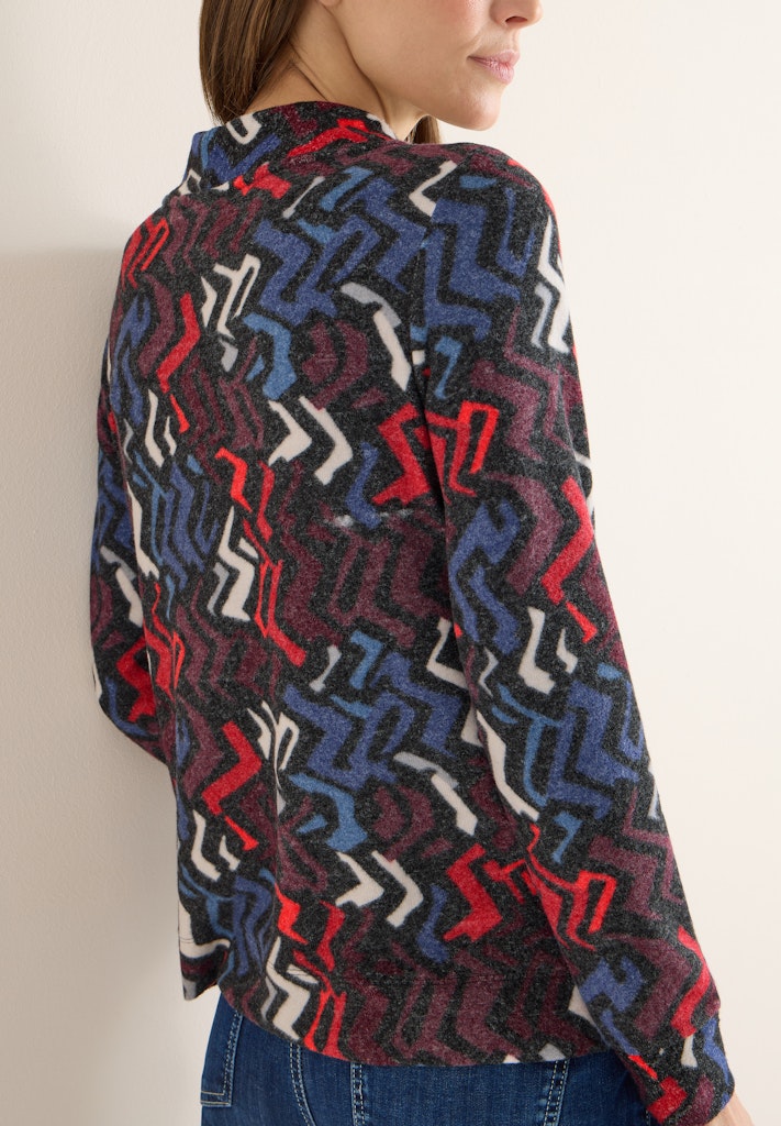 Cecil Damen T-Shirts Black Mul