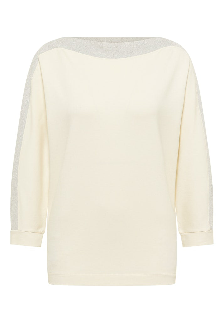 Cecil Damen T-Shirts  Creamy Wh