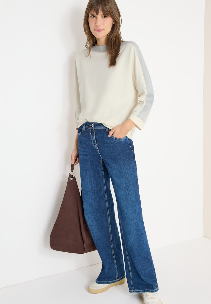 Cecil Damen T-Shirts Creamy Wh