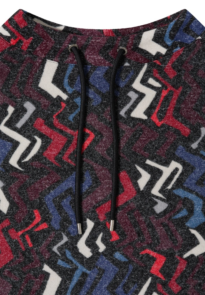 Cecil Damen T-Shirts  Black Mul