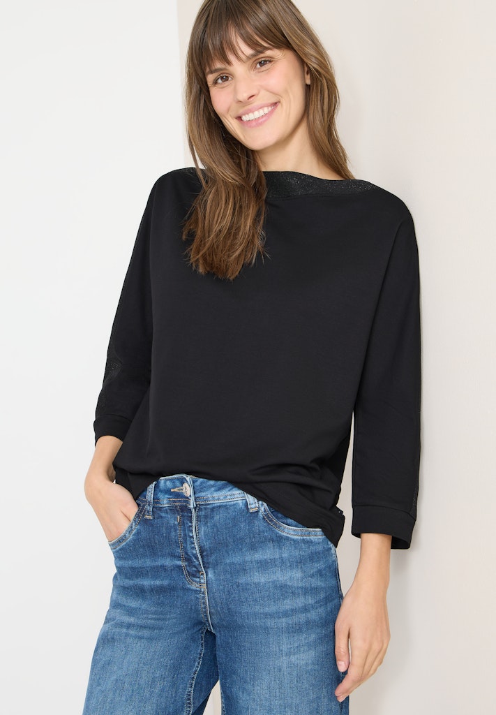 Cecil Damen T-Shirts Black