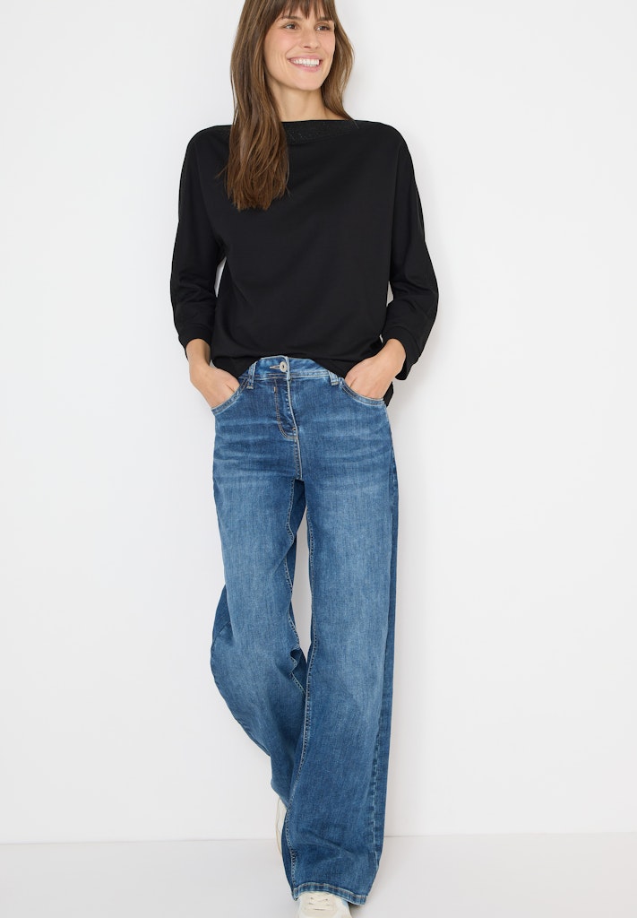 Cecil Damen T-Shirts Black