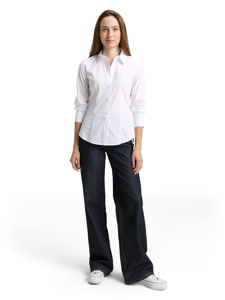 Tom Tailor Damen Blusen White