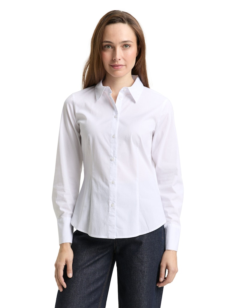 Tom Tailor Damen Blusen White