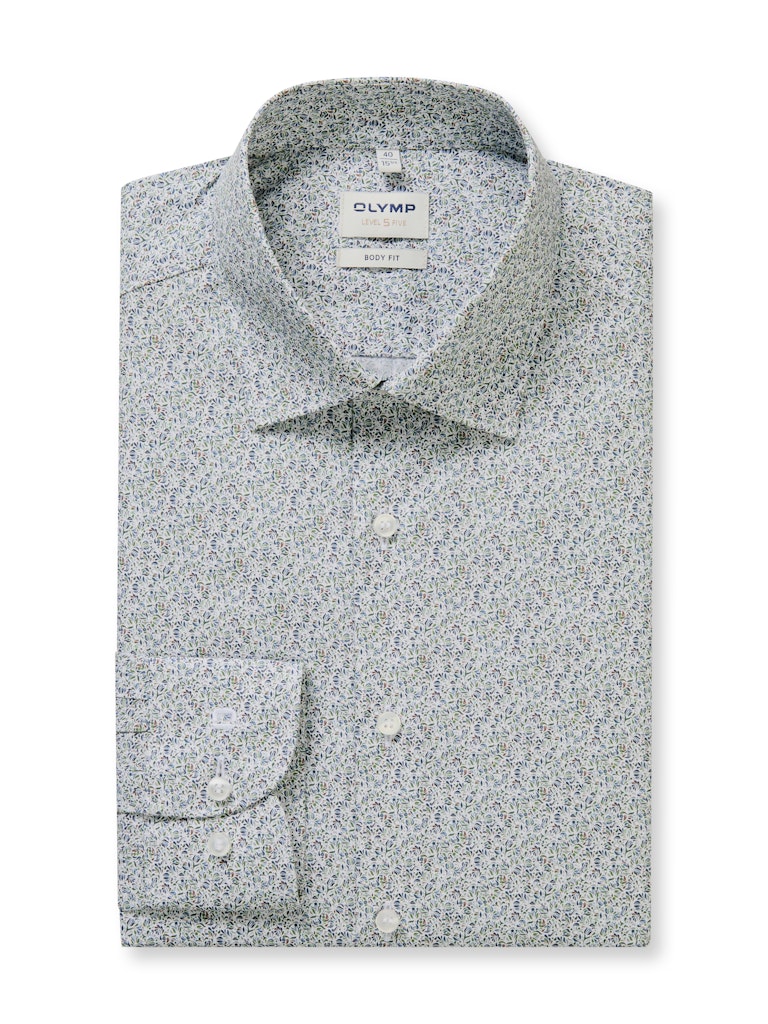 Olymp Herren Hemden lang  Hellgrõn
