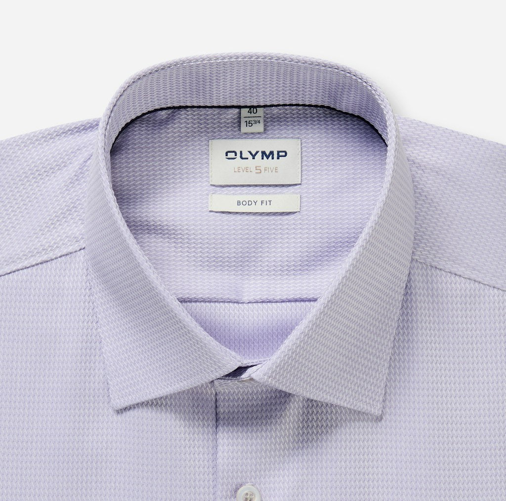 Olymp Herren Hemden lang  Flieder