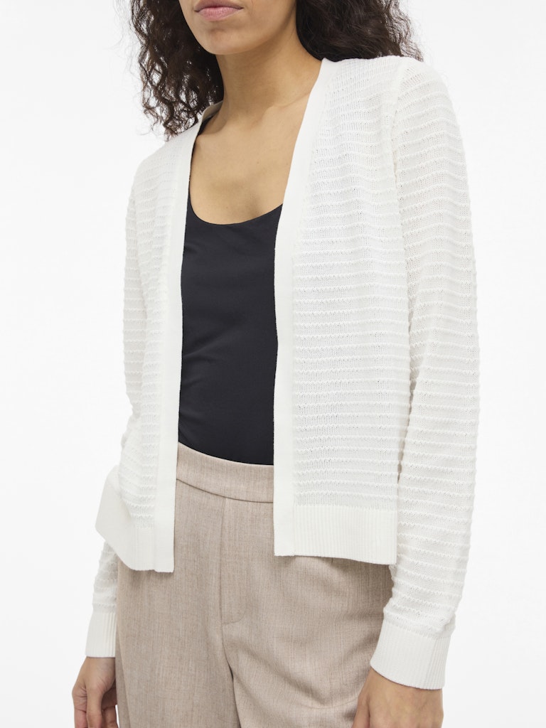 Strickjacke - White Alyssum