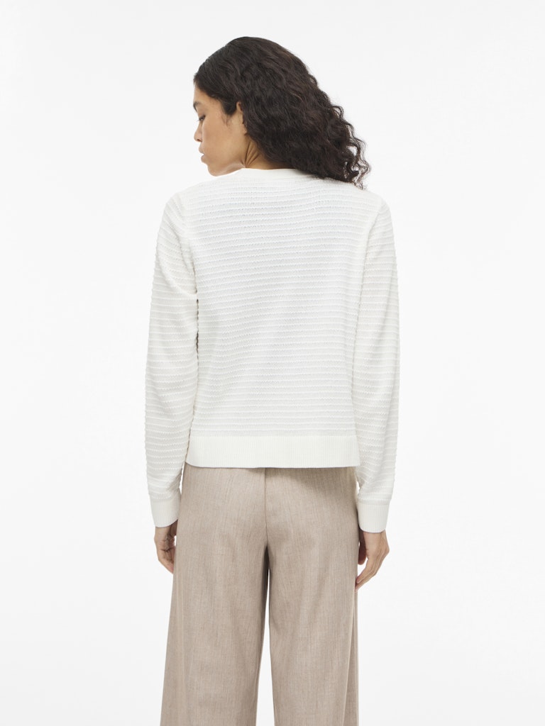 Strickjacke - White Alyssum