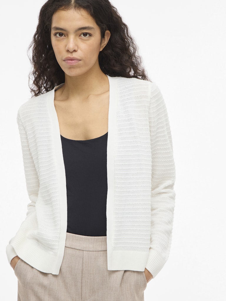 Strickjacke - White Alyssum
