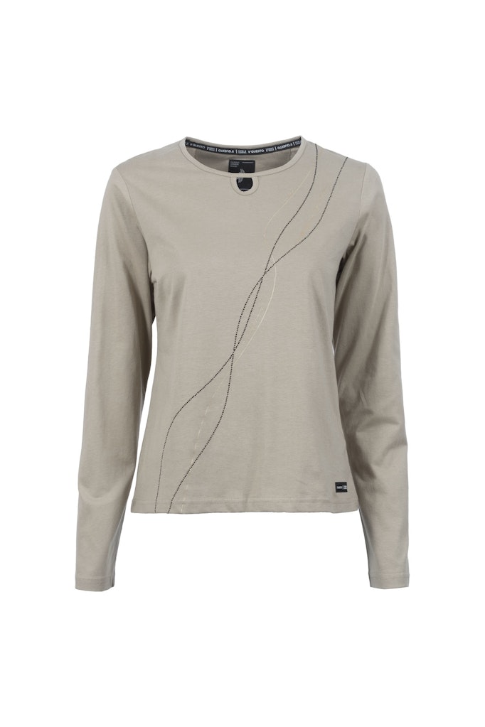 Soquesto Damen T-Shirts Karamel