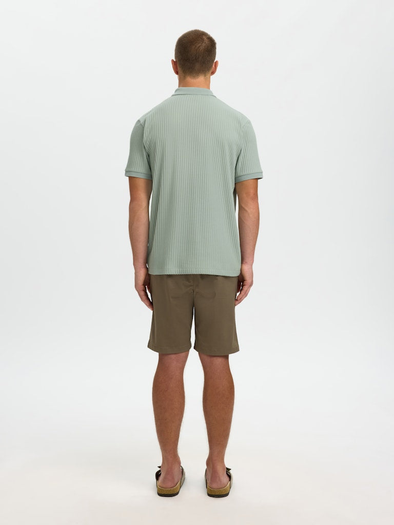 Selected homme Herren Polo-Shirts  Aqua Gra