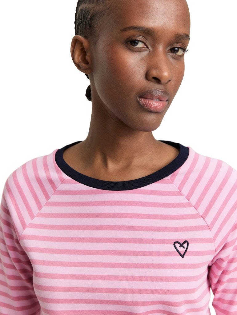 Tom Tailor denim Damen T-Shirts Tonal Blush Ros