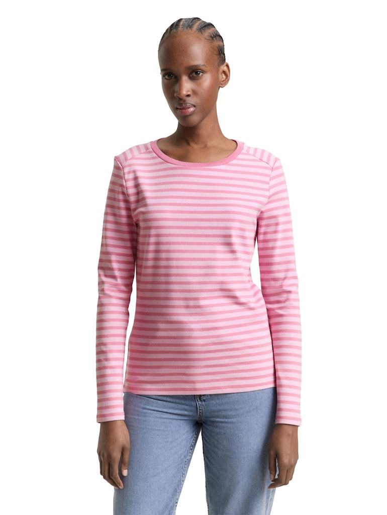 Tom Tailor denim Damen T-Shirts Tonal Blush Ros