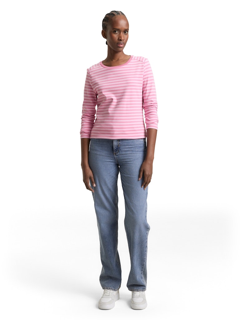 Tom Tailor denim Damen T-Shirts Tonal Blush Ros