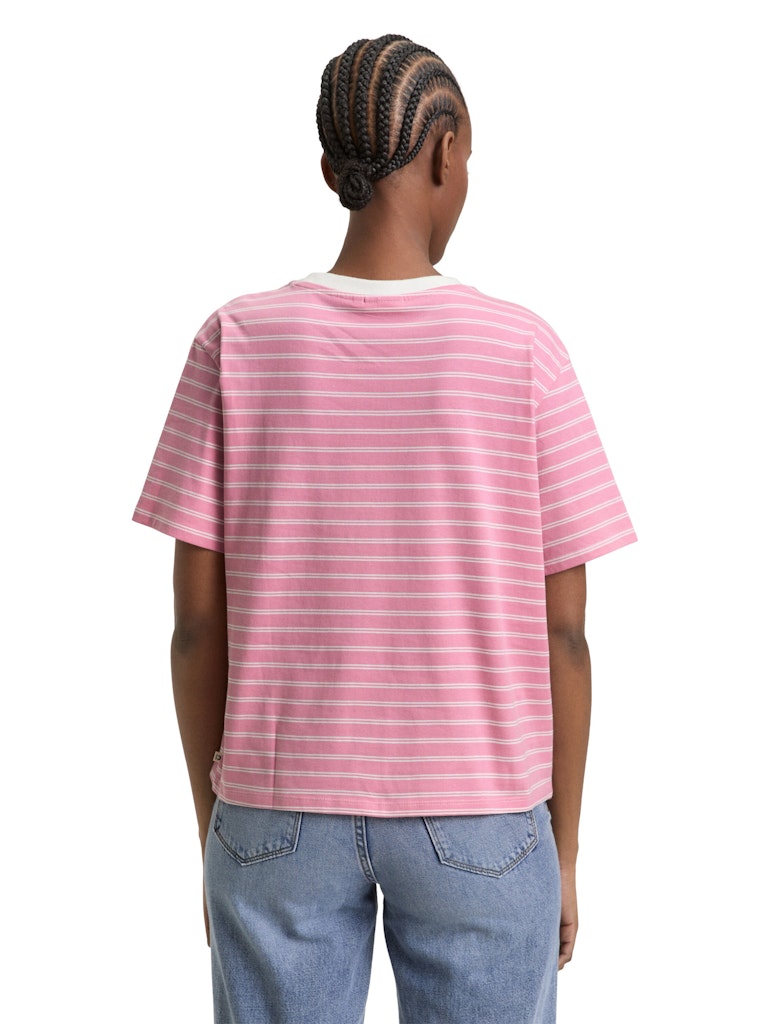 Tom Tailor denim Damen T-Shirts Soft Blush Irre