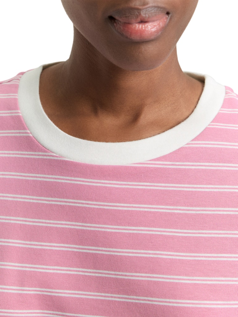 Tom Tailor denim Damen T-Shirts Soft Blush Irre