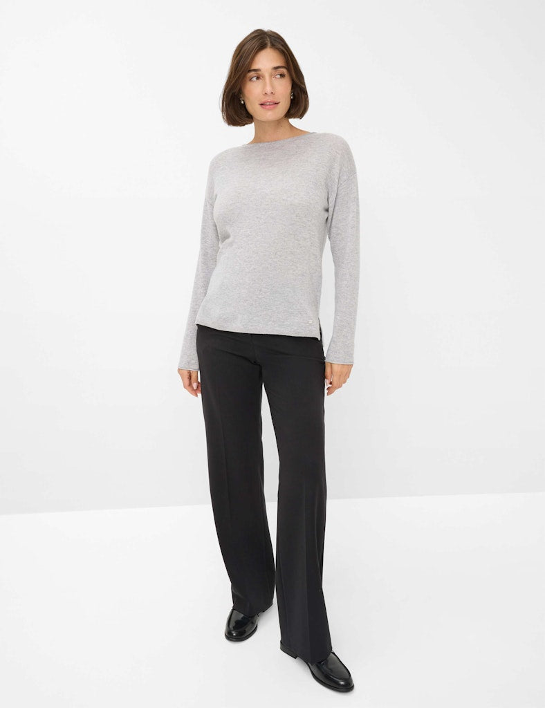Brax Damen Pullover Cozy Grey