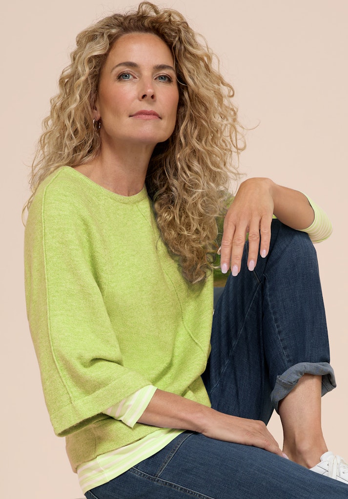 Bianca Damen Pullover Grass Melange