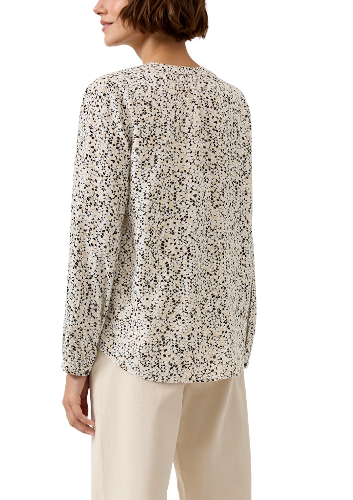 S. Oliver red Damen Blusen Grey/Black