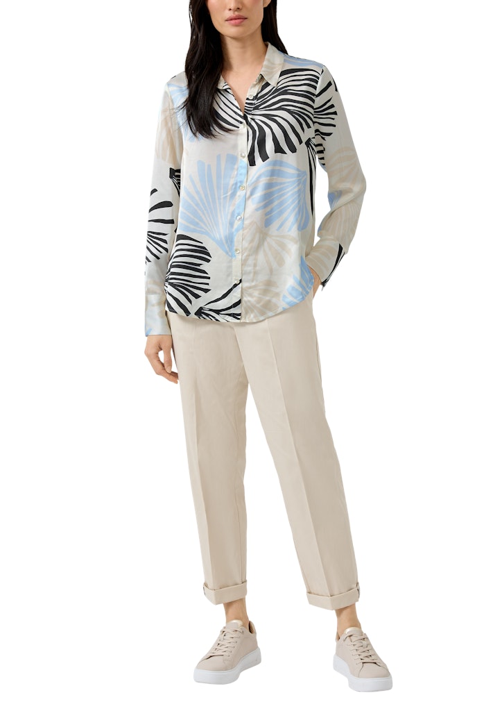 S. Oliver black Damen Blusen White