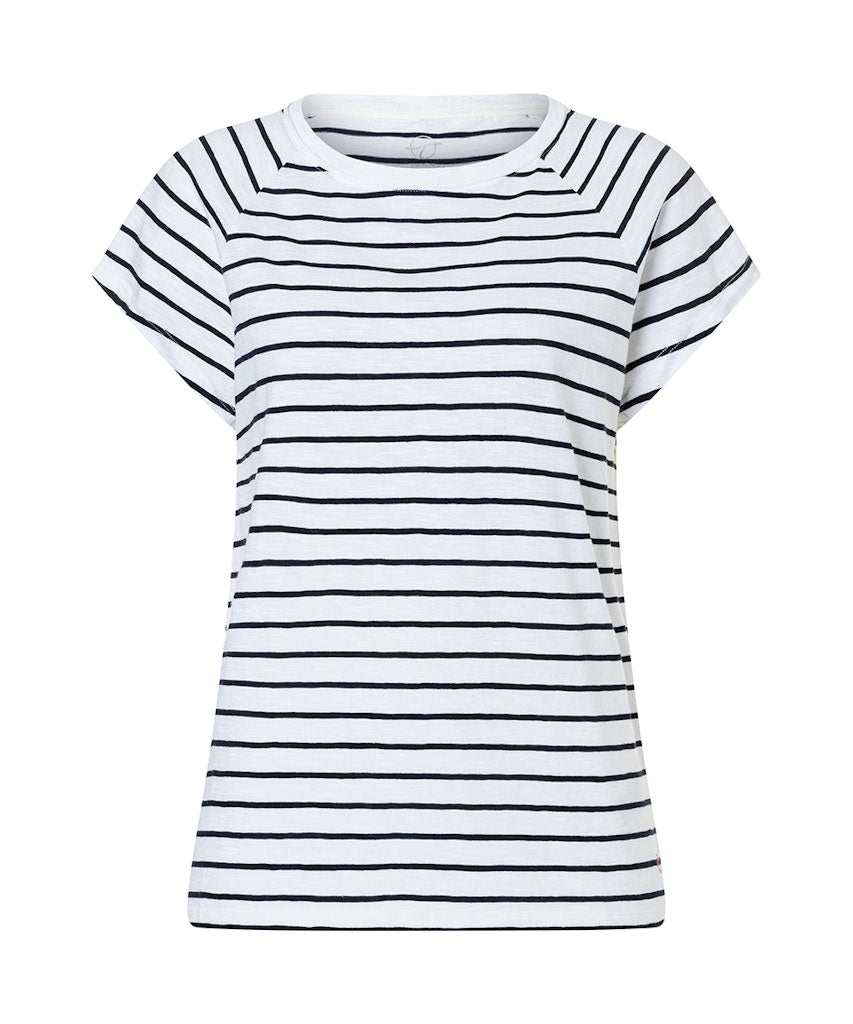 Timezone Damen T-Shirts White Blu