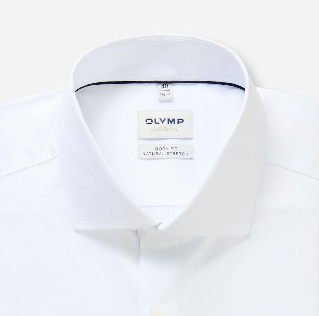 Olymp Herren Hemden lang  Weiss