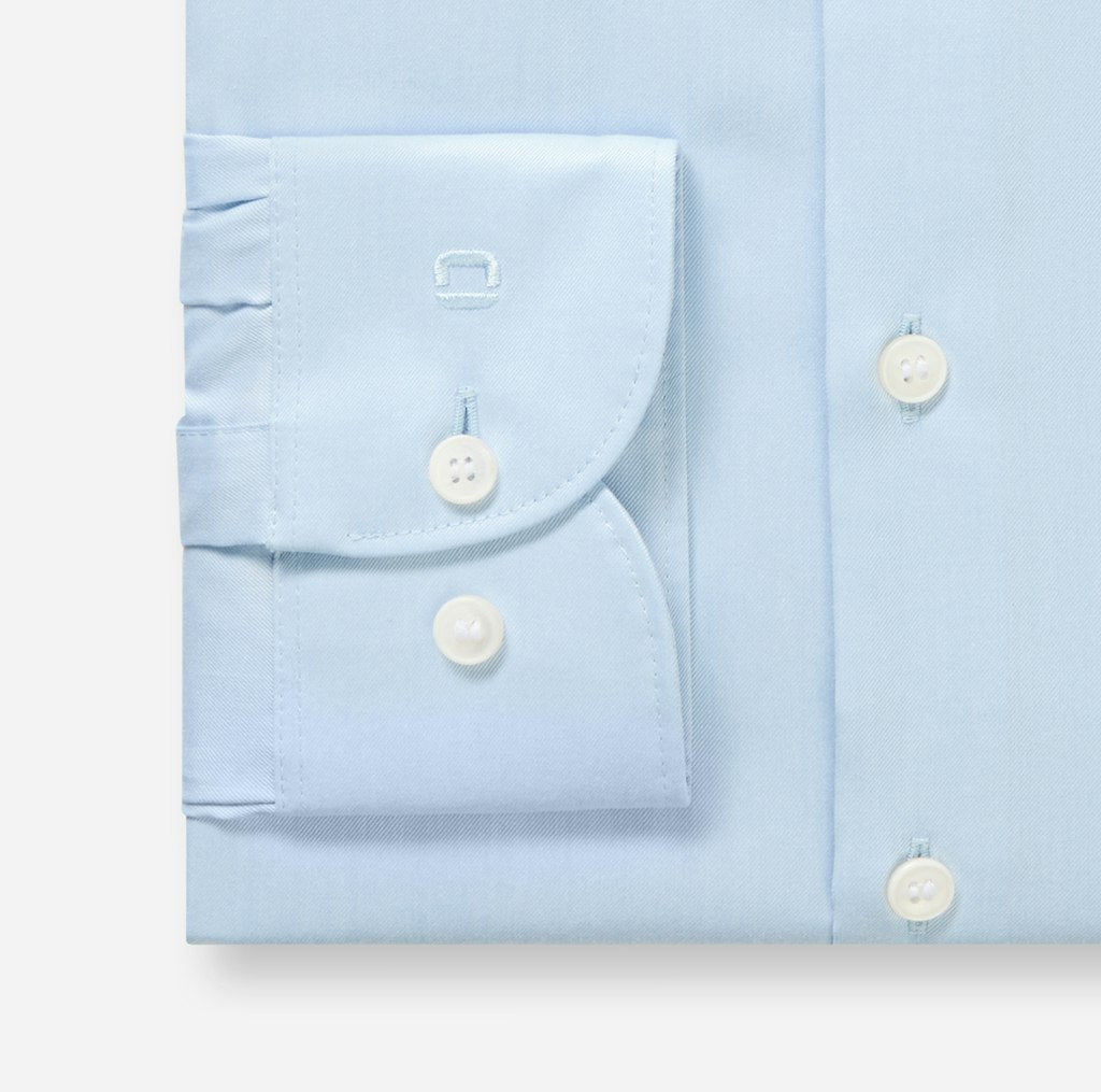 Olymp Herren Hemden lang  Bleu