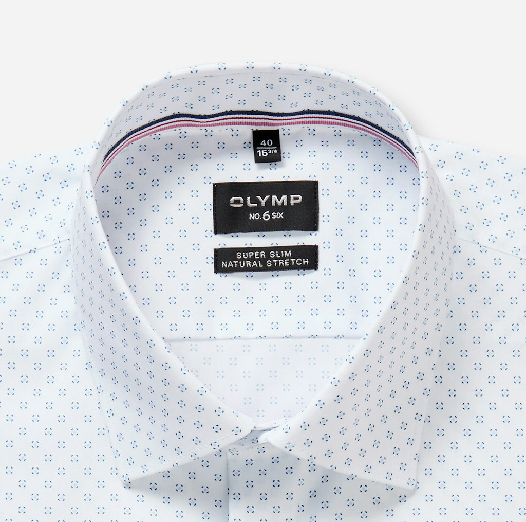 Olymp Herren Hemden lang  Weiss