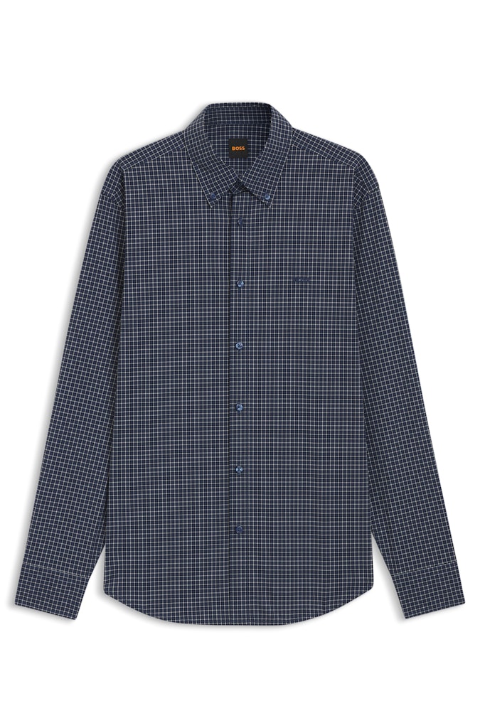 Boss Orange Herren Hemden  Dark Blue