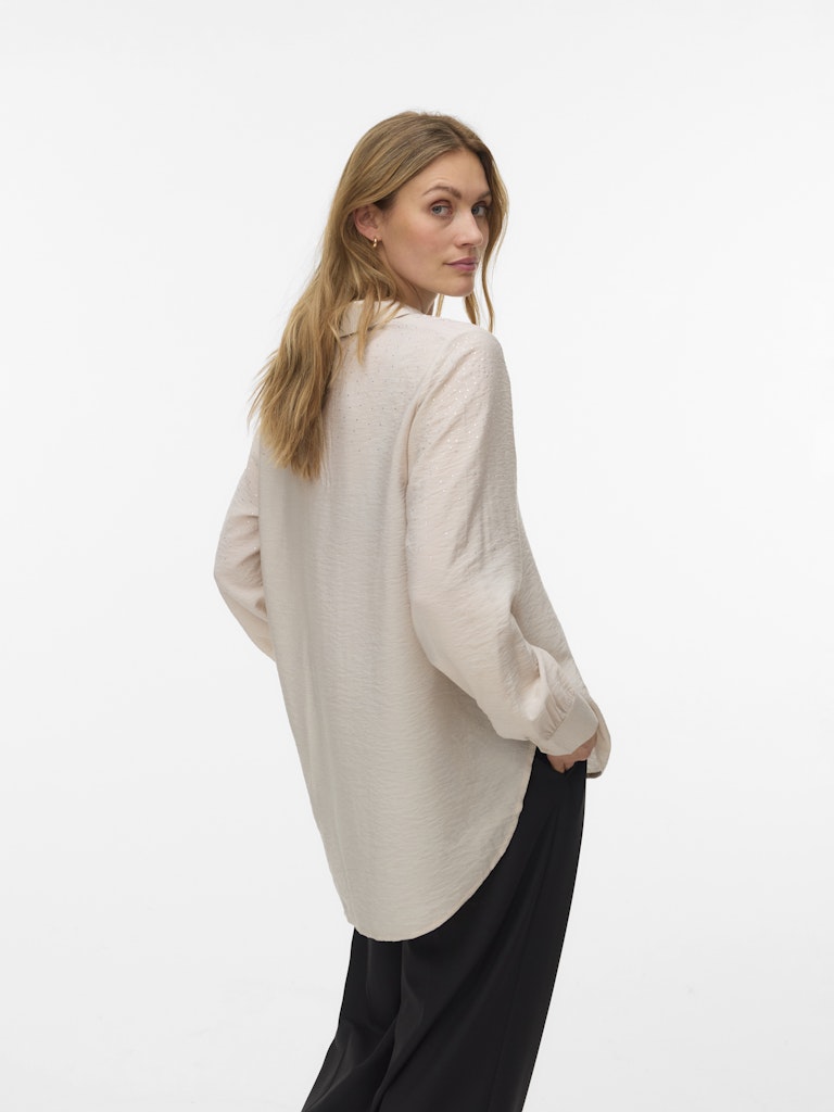 Vero Moda Damen Blusen Pumice Stone/Si