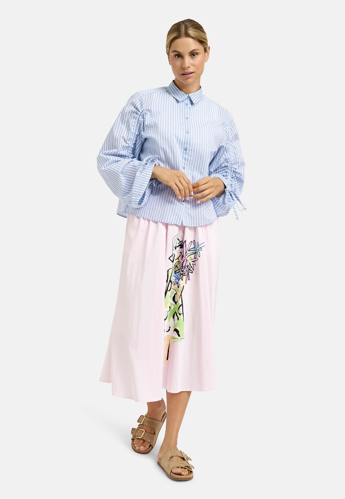 Milano Damen Blusen Ocean Print