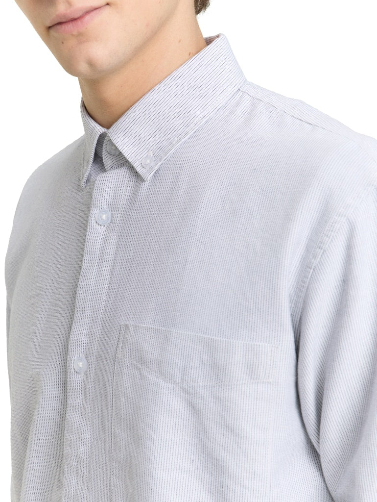 Tom Tailor denim Herren Hemden lang White Small Str