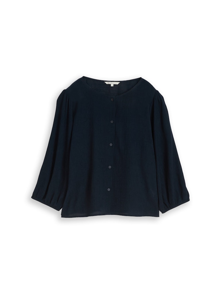 Tom Tailor denim Damen Blusen Sky Captain Blu