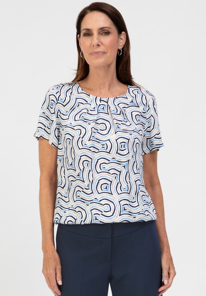 Bianca Damen Blusen Blue Mix