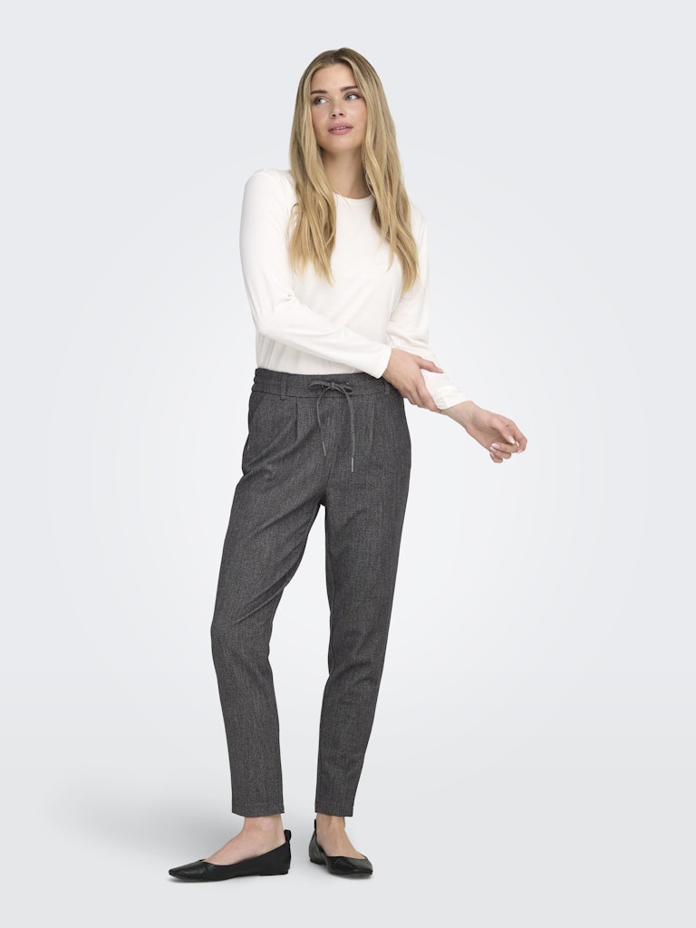 Only Damen Hosen Dark Grey Melan