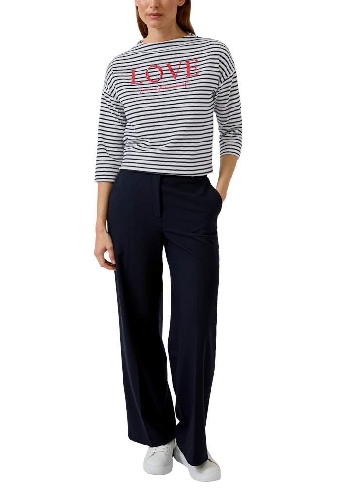 S. Oliver black Damen Sweatshirts White