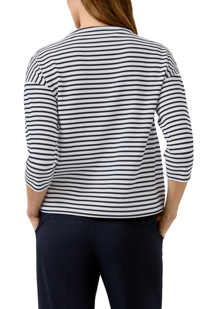 S. Oliver black Damen Sweatshirts White