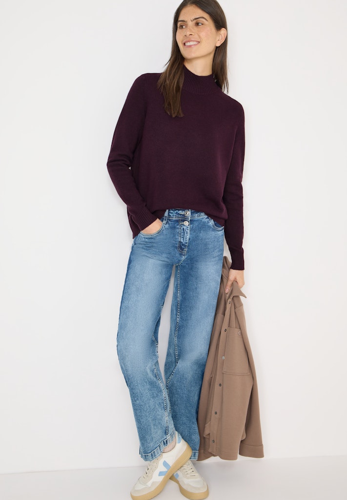 Cecil Damen Pullover Eggplant