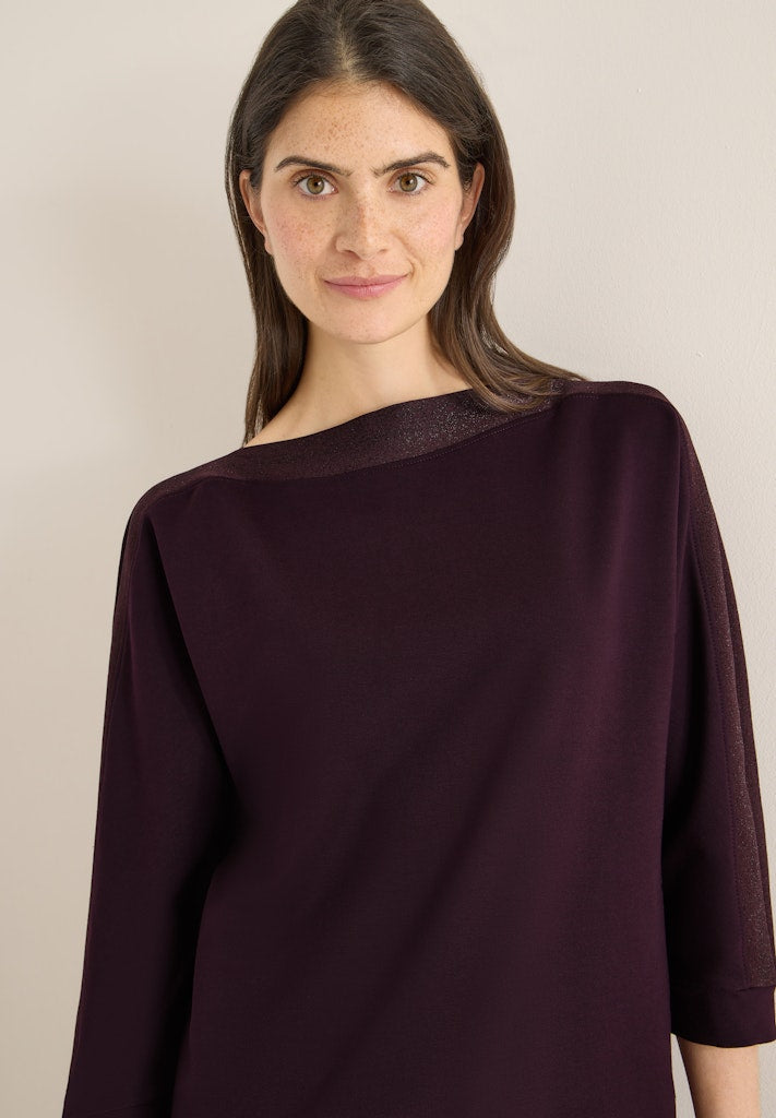 Cecil Damen T-Shirts Eggplant