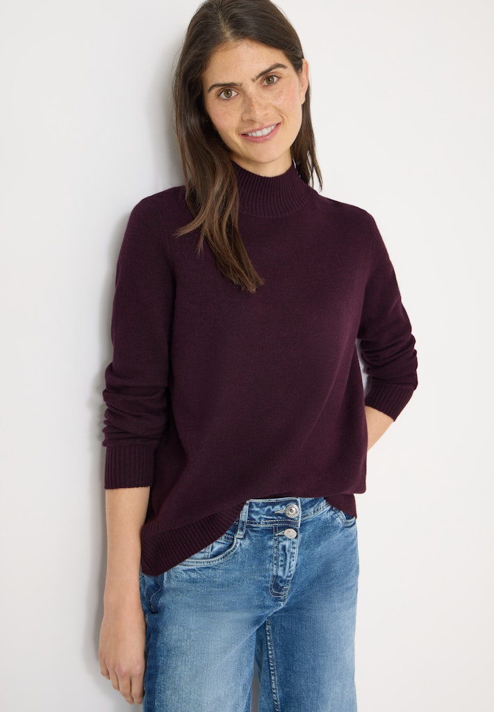 Cecil Damen Pullover Eggplant