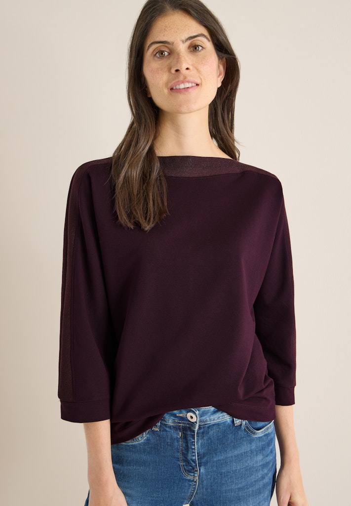 Cecil Damen T-Shirts Eggplant