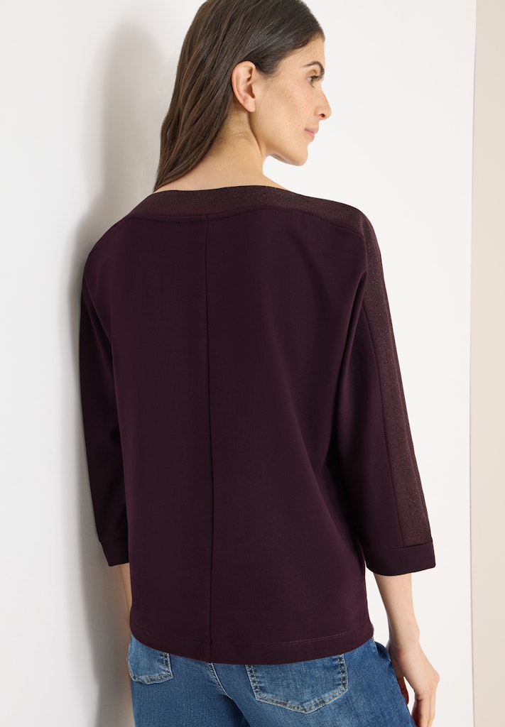Cecil Damen T-Shirts Eggplant