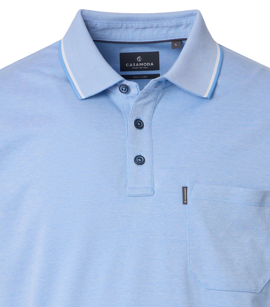 Casa Moda Herren Polo-Shirts  Blau