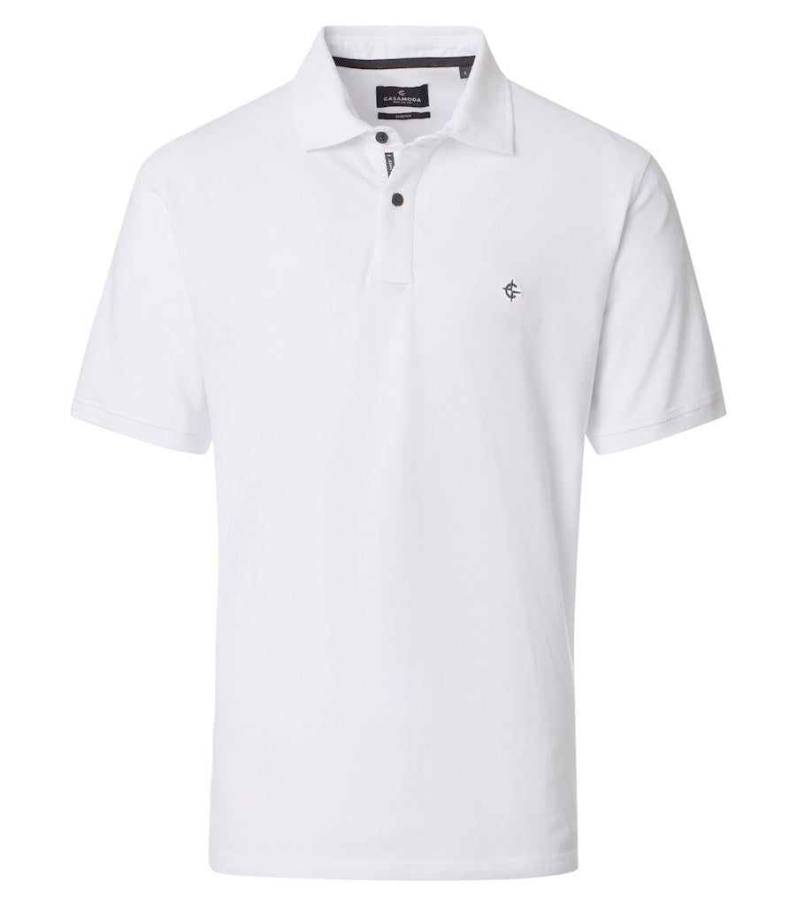 Casa Moda Herren Polo-Shirts  Weiss